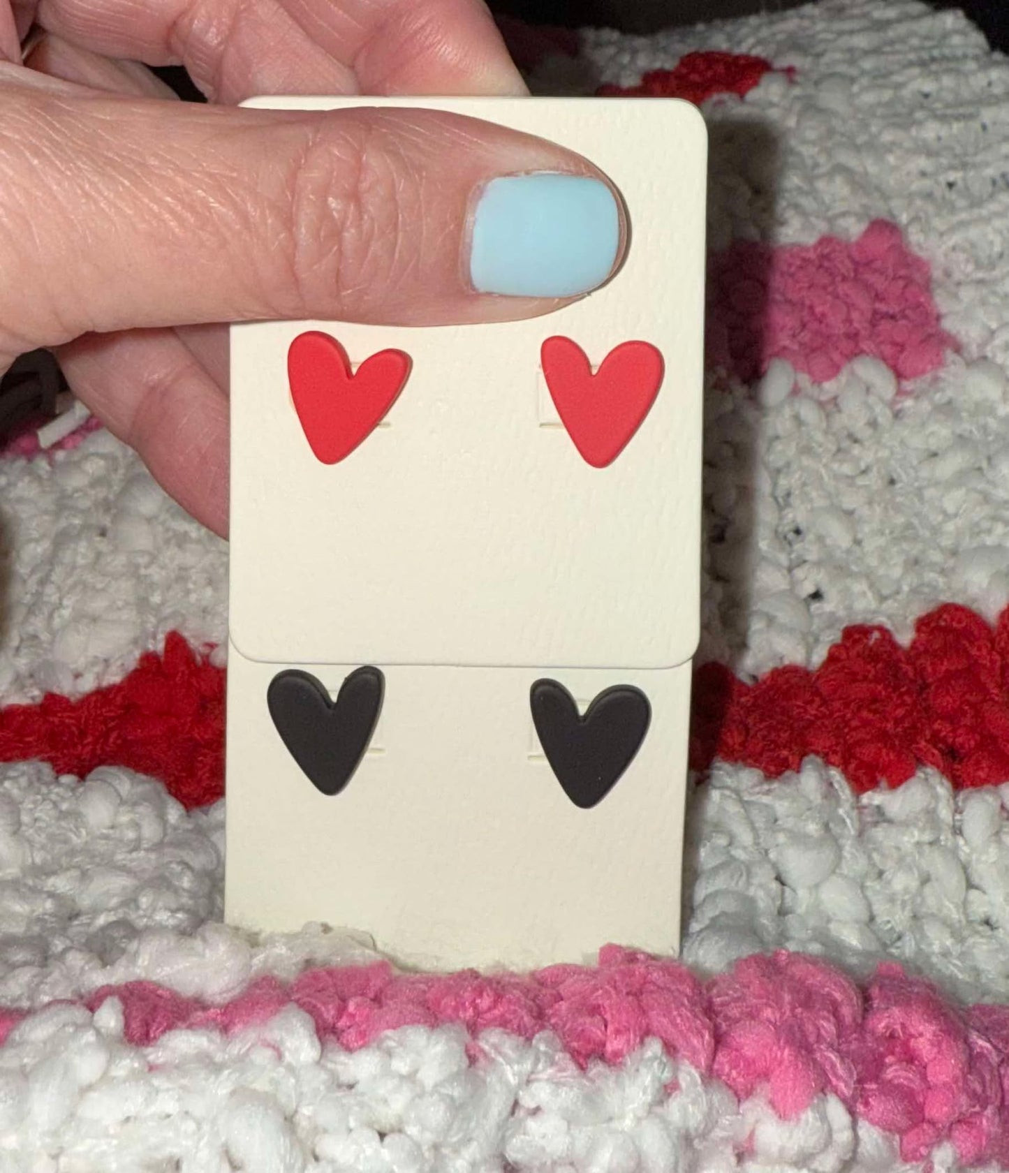 Heart Stud Earrings