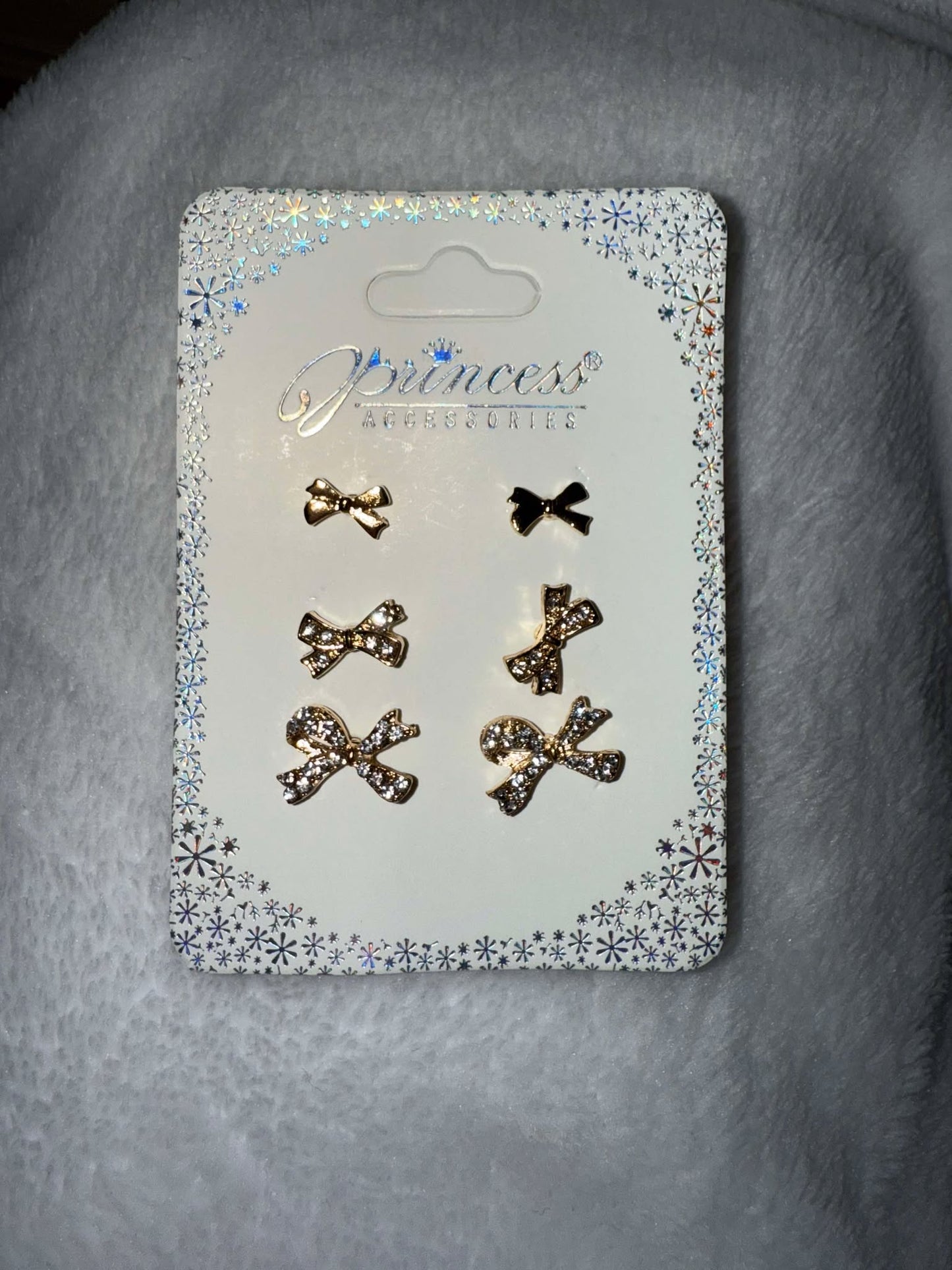 Gold Bow Earrings