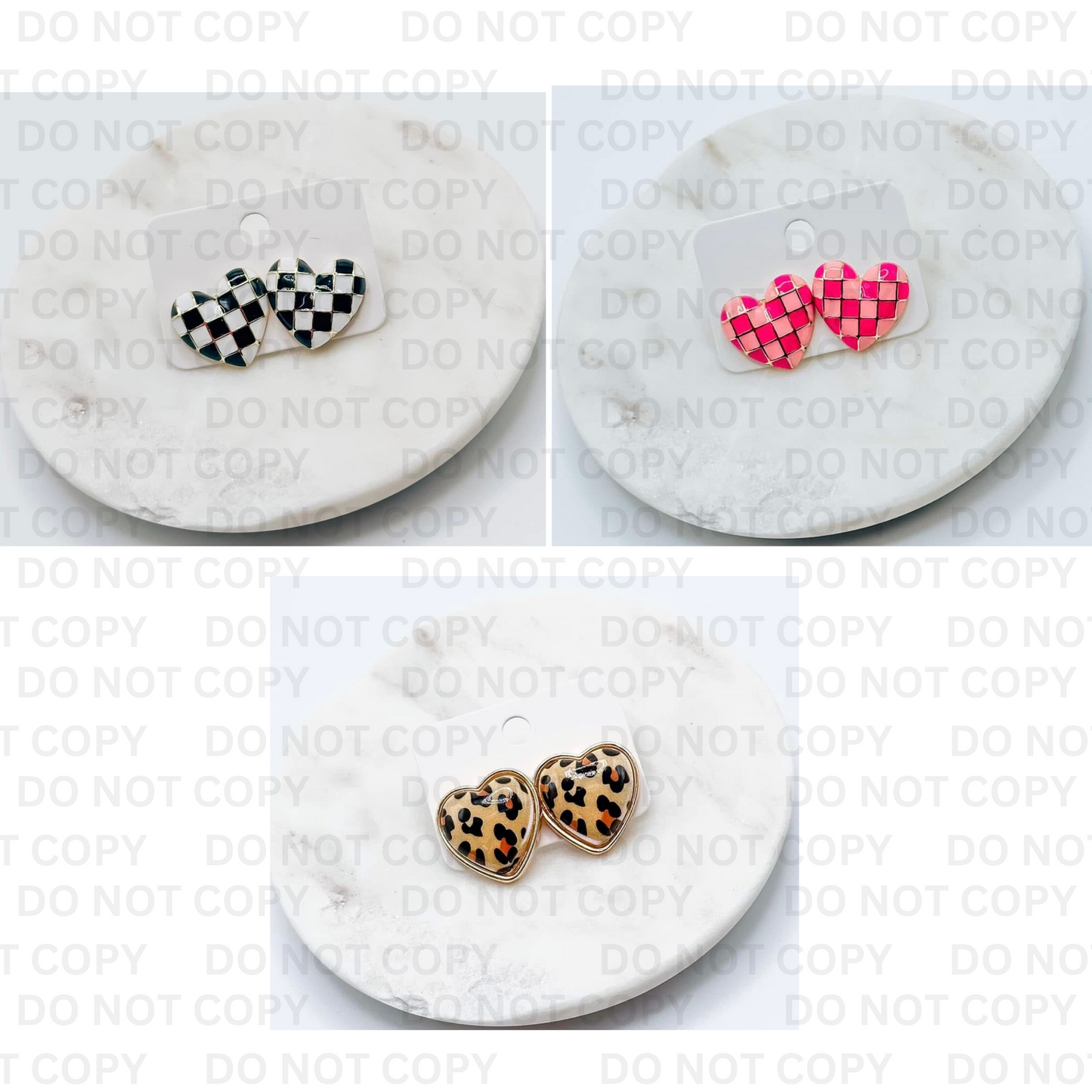 Heart Stud Earrings
