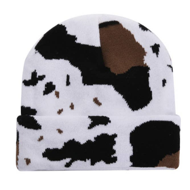 Cow Knit Beanie