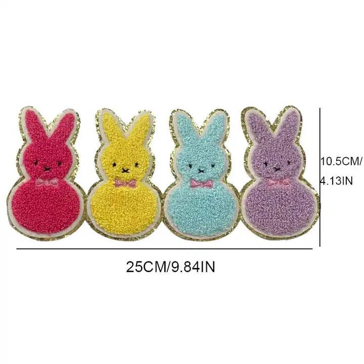 Peeps Easter Bunny Chenille Patch